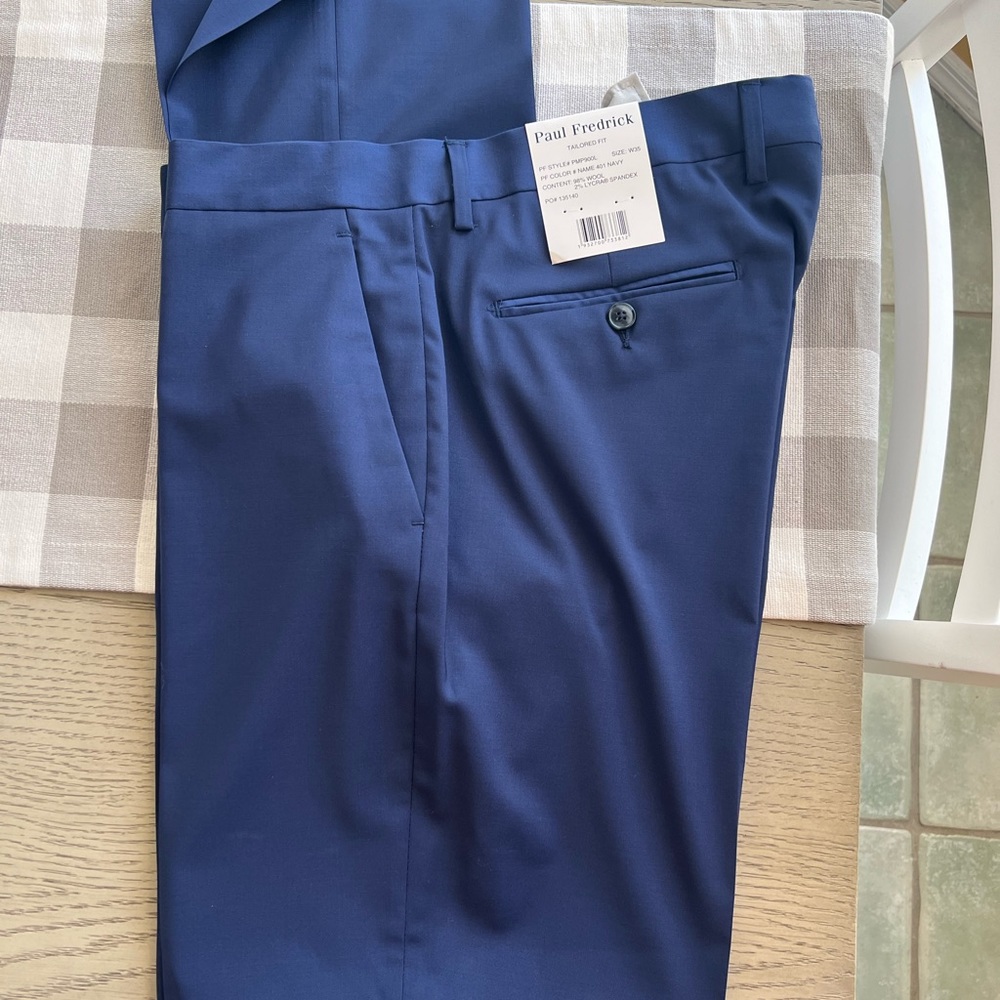 NWT waist 35 Paul Fredrick.